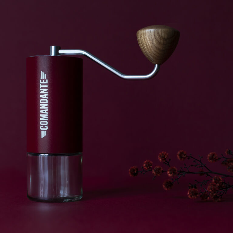 COMANDANTE C40 Nitro Blade Grinder BURGUNDY Tin Coffee