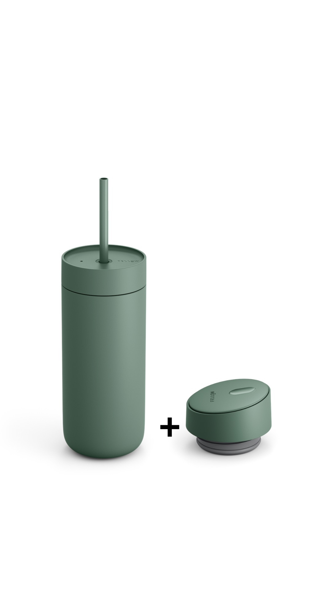 FELLOW CARTER COLD + SLIDE MUG 475ML - SMOKE GREEN
