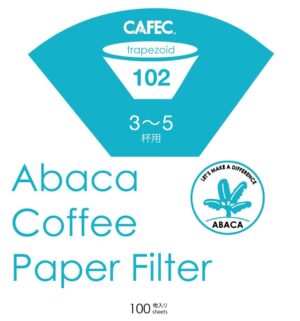 Cafec Abaca Trapezoid Filtre Kağıdı-102(FELLOW AIDEN UYUMLU)
